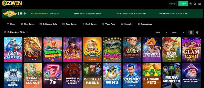 Overview of ozwin casino login